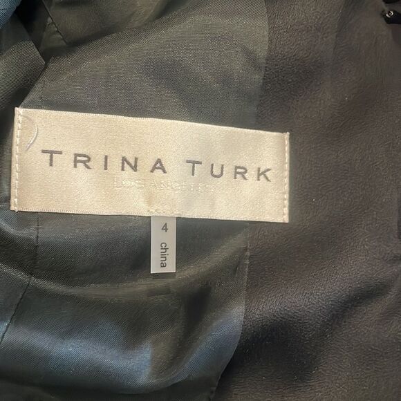 Trina Turk Black Cropped Jacket - Picture 5 of 6